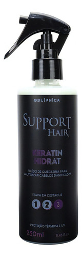 Support Hair Kaedo Cauterização De Cabelos Danificados 250ml