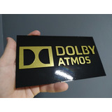 Placa Decorativa Para Home Theater Dolby Atmos