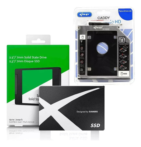 Ssd Hd 120gb +caddy Para Notebook Acer  5733-6898