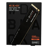 Ssd Western M.2  500 Gb Black Pcie Gen3