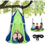 Platillo Volador Columpio Árbol Campo Juegos Swing Ninos