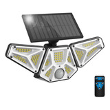 Aplique Solar Led 10w  3 Modos 270 Con Sensor De Movimiento