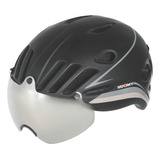 Casco Bicicleta Con Visor Profesional Suomy Black Negro Talle M