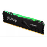 Kingston Fury Beast Rgb - Ddr4 - 16gb - Negro - 3200mhz