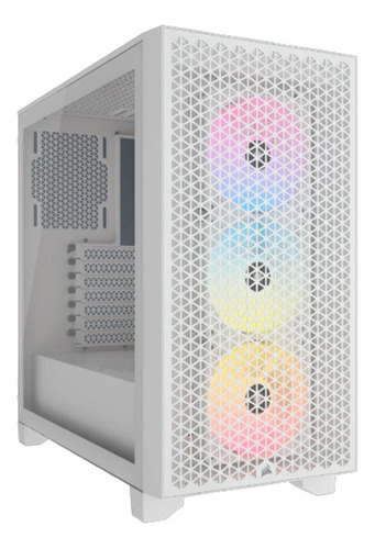 Gabinete Corsair 3000d Rgb Airflow Mid-tower Atx Blanco