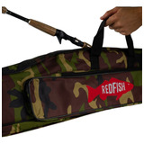  Funda Semirígida Camuflada Redfish 1,50 Mts Cañas De Pescar