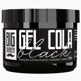 Gel Cola Black Big Barber 300g Para Cabelo Tinge E Dá Cor