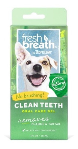 Fresh Breath Gel Dental Sabor Menta Para Perro 118ml