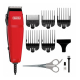 Wahl Easy Cut Roja Máquina Cortar Pelo 10 Piezas Con Cable