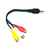 Cable Mini Plug 3.5 A 3 Rca  Hembra 20cm