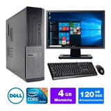 Micro Usado Dell Optiplex Core I3 2g 4gb Ssd 120gb + 19 