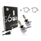 Kit Cree Led  16000 Lm H7 + Adaptador Chapita  Vw Bora Vento