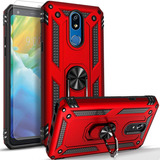 Funda Para LG Journey Lte, Rojo/resistente/soporte/rigida