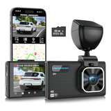 Ondashcam Cámara De Tablero 4k Con Gps Wifi