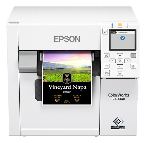 Impresora De Etiquetas Epson Colorworks C4000u + 6 Pagos