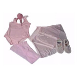 Kit Ballet Infantil Roupa De Bale Saia Rodada 12 A 16 Anos