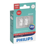 Focos Philips T10 W5w X-treme Vision Led 160% + Luz Rojos