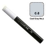 Refil Copic Ink Sketch Ciao Classic Wide Cor Cool Gray 3 Cor C3 Cool Gray 3