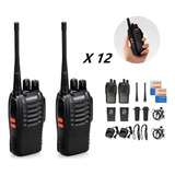 Boquitoquis Baofeng Radio Telefono Walkie Talkies 888s X 12 