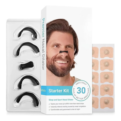 60 Dilatador Respiración Tiras Nasal Magnetico Anti Ronquido | MercadoLibre
