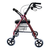 Andadera Rollator Extra Ancha Sobrepeso Reforzada 150kg Msi