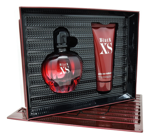 Set Paco Rabanne Black Xs 2pz 80ml Edp Spray - Mujer