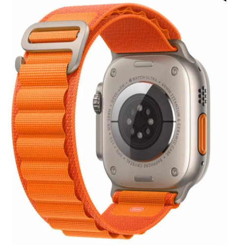 Correa Alpine Para Apple Watch Ultra Y Todas Las Series Color Naranja - 42/44/45 Mm Y Ultra 49 Mm