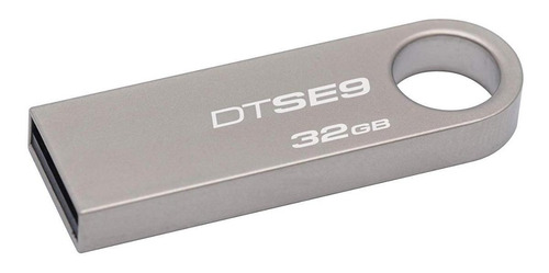 Pendrive Kingston Datatraveler Se9 Dtse9h 32gb 2.0 Plateado