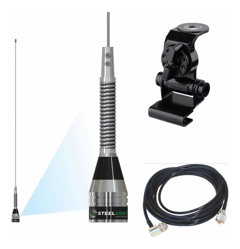 Kit Antena Vhf Py Para Pajeiro Tr4 Radioamador