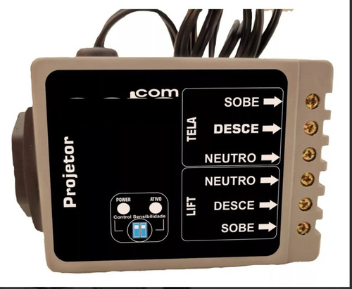 Sensor De Corrente Duplo 2 Canais P/ Tela De Projeção Lift 