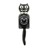 Reloj Kitty Cat Klock (clásico Negro-pequeño)