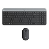 Teclado Y Mouse Logitech Combo Wireless Mk470 Slim - Nuevo