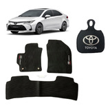 Kit Toyota Novo Corolla 2022 2023 Tapete Borracha + Lixeira