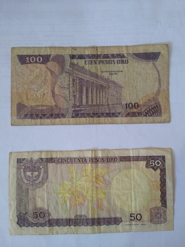 Colombia  Billete 100 Pesos Oro