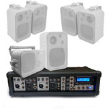 Combo Música Funcional Consola 150w Bluetooth+6 Bafles