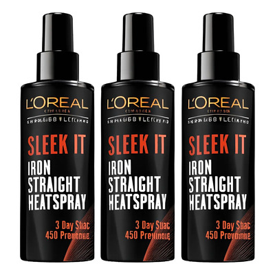 3 X Loréal Paris Hairstyle Spray Protector Calor Plancha | Meses sin interés