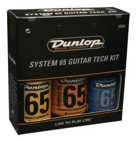 Kit De Mantenimiento Jim Dunlop 6504 Para Guitarra Y Bajo