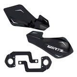 Cubremanos Shock Flotantes Enduro Cross Atv Negro Wirtz