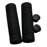 Puños Bicicleta Grips Manoplas Esponja Goma Eva Acolchado Color Negro