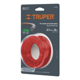 Hilo Redondo Nylon Para Desbrozadora Wilo 2.7mm 12 M Truper