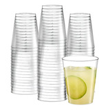 100 Vasos Desechable Vaso Plastico Vasos Acrilicos 210ml/7oz