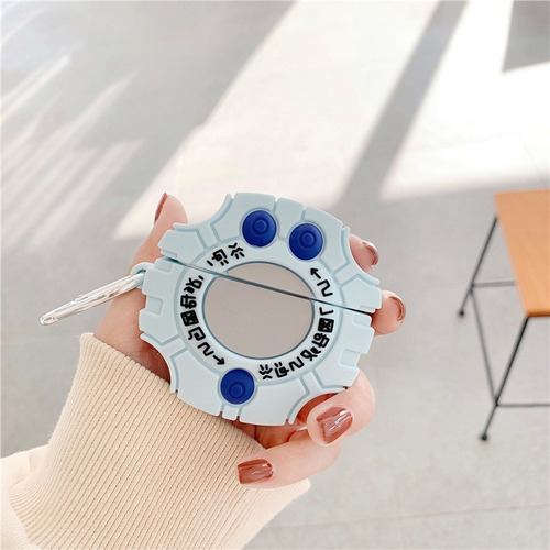 Funda Para AirPods Cute Cartoon Digimon Monster Digivice Hea