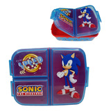 Lunchera Con Divisiones Infantil Vianda Escolar Sonic