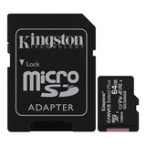 Tarjeta De Memoria Kingston Sdcs  Canvas Select Con Adaptado