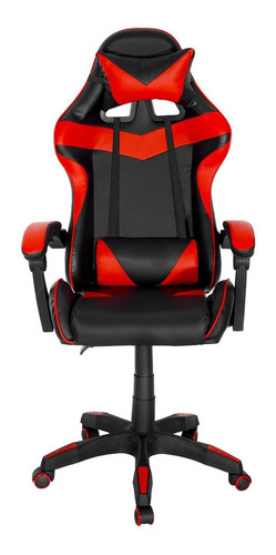 Silla Gamer Pro Ergonomica Reclinable Oficina Escritorio Color Rojo