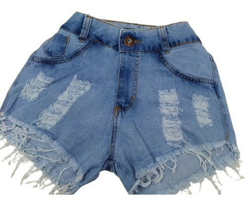 Kit 10 Peças Shorts Jeans Verão Sjd 