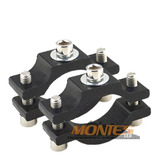 Par Bases Faros Auxiliares Auto O Moto Base Tubular Explorad