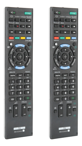 Control Remoto De Tv Multifuncional De 2 Piezas Para Sony Te