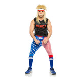 Disfraz De Halloween Seeing Red Murica Para Hombre, Incluye 