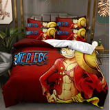 . Juego De Cama Doble - Con Funda Nórdica Luffy